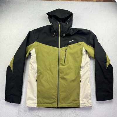 Regatta Raincoat Jacket Men s Medium Green Isotex Stretch 15000 Waterproof