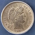 U.S. - 1901 Silver Barber Dime ANACS AU 55 - Beautiful Coin