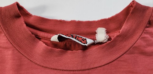 VTG Tinga Tinga African Safari Pink Nature T-Shirt Distressed M / L - Picture 2 of 16