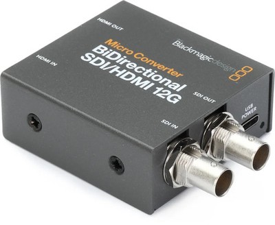 Blackmagic Design BiDirectional SDI/HDMI 12G Micro Converter with Power Supply