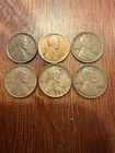 Lot (6) Semi-Key Lincoln Wheat Cents 1910s 1911s 1913s 1914s 1915s 1926s