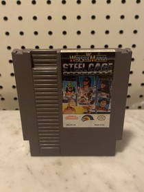 Sigillo ovale WWF WrestleMania: Steel Cage Challenge (NES, 1992) con manuale. Testato
