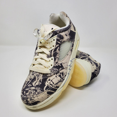 Nike Air Jordan 5 Low Retro White Ivory Womens Size 7 DA8016-100