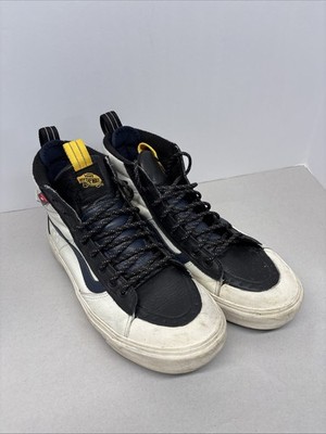 Vans Sk8-Hi MTE 2 Varsity Black Blue Marshmallow Mens Sz 10 Womens Size 11.5