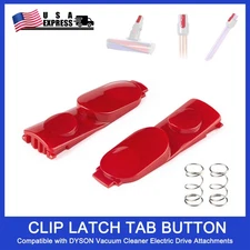 2 Pack Cleaner Head Clip Latch Tab Button for Dyson V7V8V10V11V15 Vacuum Cleaner