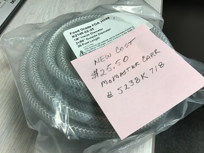 #ad High Pressure soft PVC Plastic Tubing 1 8quot;ID 21 64quot; OD 25FT $20.00