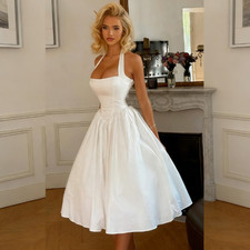 Spaghetti Strap Evening Dresses 2026 Satin Party Gowns Formal A-Line Party Dress