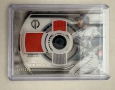 2019 Topps Tribute - Tribute Triple Relics George Springer #TTR-GSP /150 (MEM)