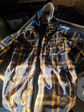 686 Reserved Plaid Hooded Waterproof Insulated Ski Jacket Size 6