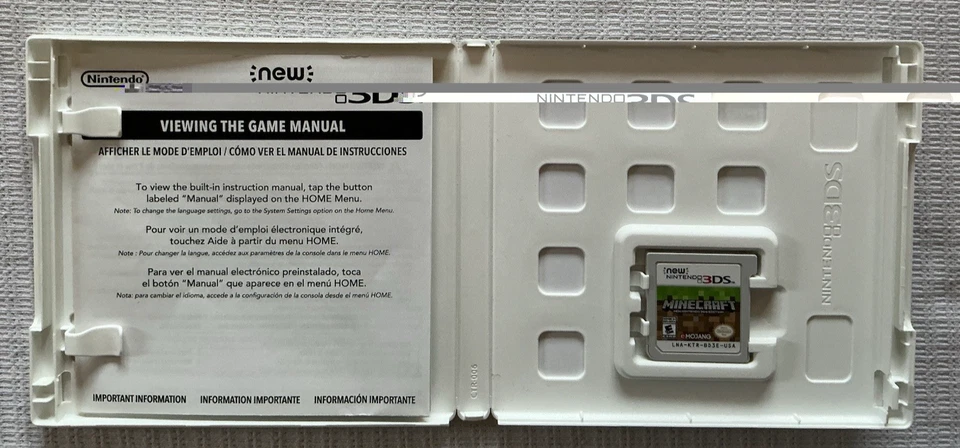 Juego Minecraft New Nintendo 3DS Edition. Auténtico. CIB. Probado y funcionando Foto 4 de 4