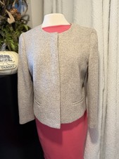 Ann Taylor Women Gray Blazer Sz 14