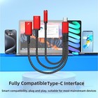 3 in 1 Type C Adapter with 60W PD Fast Charging and AUX Headphone Port