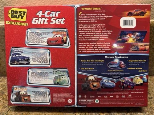 NEU NIE GEÖFFNET!! Disney’s Pixar Cars (DVD) Best Buy Exclusive 4-Car Gift Set - Bild 2 von 2