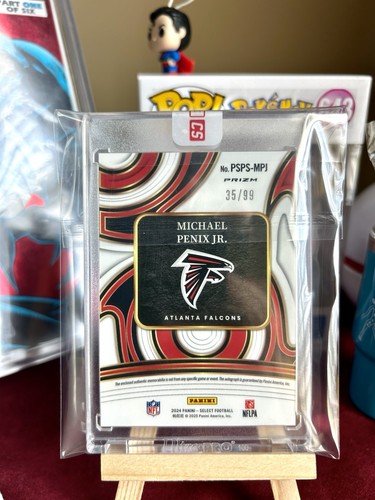 2024 Panini Select - Michael Penix Jr. Prime Selezioni Prizm /99 Redemption RC - Foto 2 di 2