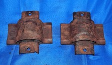 1992-1997 Ford F250 F350 7.3l Idi Pair Of Engine Mounts Mounting Brackets Oem