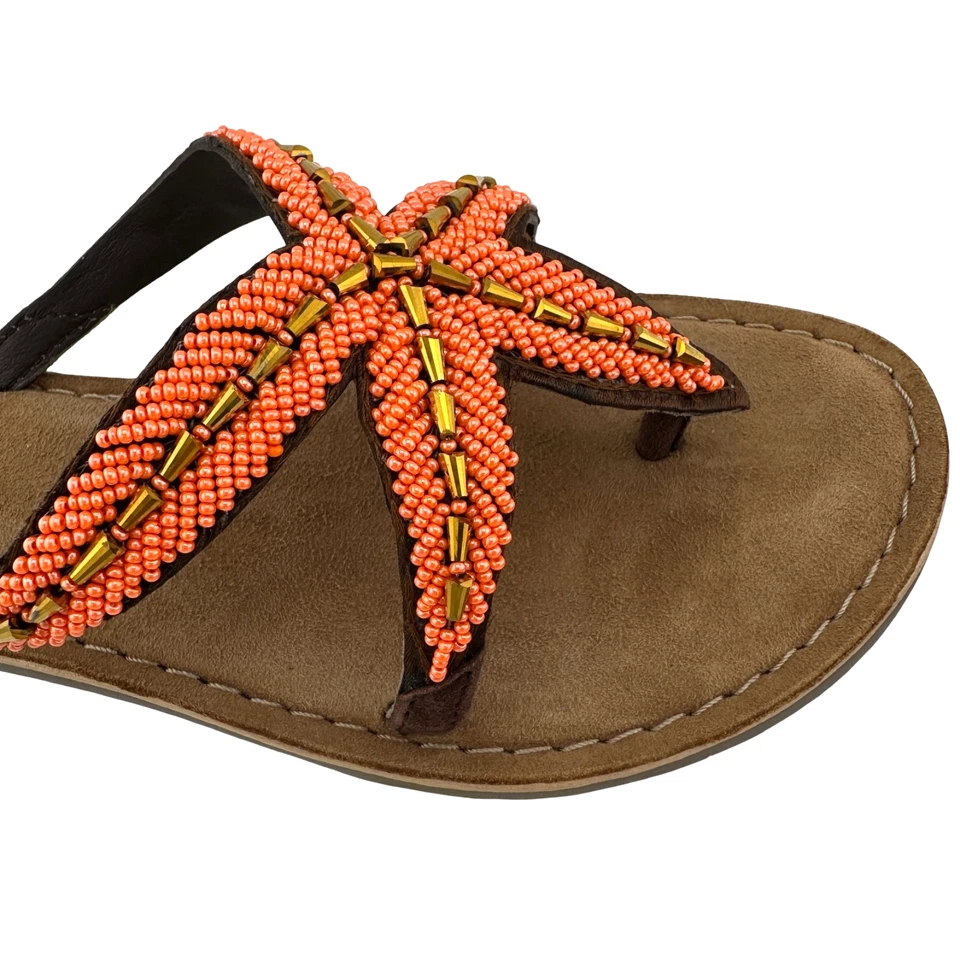 Women's New Azura Starry by Spring Step Beaded Starfish Thong Sandals size 6.5-7 - Image 3 of 4