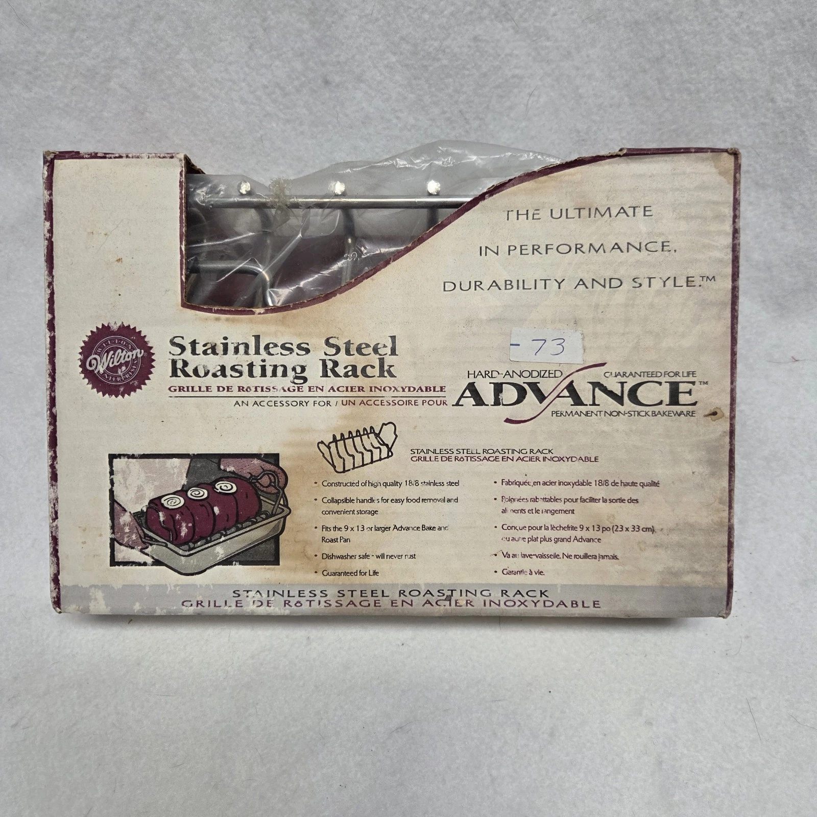 Wilton Roasting Rack, NIB Fits 9x13 Pan Stainless Steel