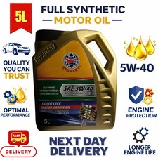 Stanley Lubricants Premium 5W-40 Full Synthetic Engine Oil 5L  ACEA C3-C12 ✅ 5.60 per litre