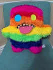 Fuggler Bigg Fugg Stripey Rainbow Monnster Zuru 18 Inch Plush OOGAH BOOGAH