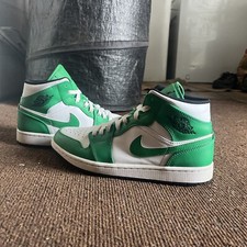 Size 8.5 - Air Jordan 1 Mid Lucky Green for sale online | eBay