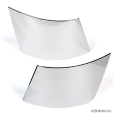 Fit For 2004-2015 Volvo Vnl Truck Chrome Bumper Extension Corner Panel Trim Pair