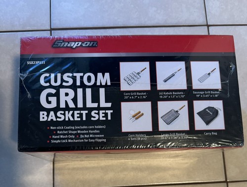 New Sealed in box Snap On custom Grill basket Set - Picture 2 of 5
