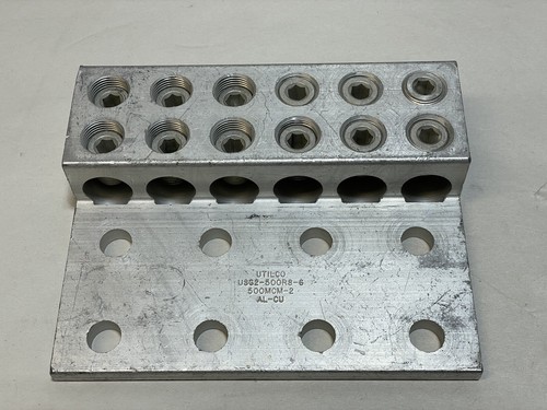 UTILCO Aluminium Verbinder USG2-500R8-6 500MCM-2 AL-CU