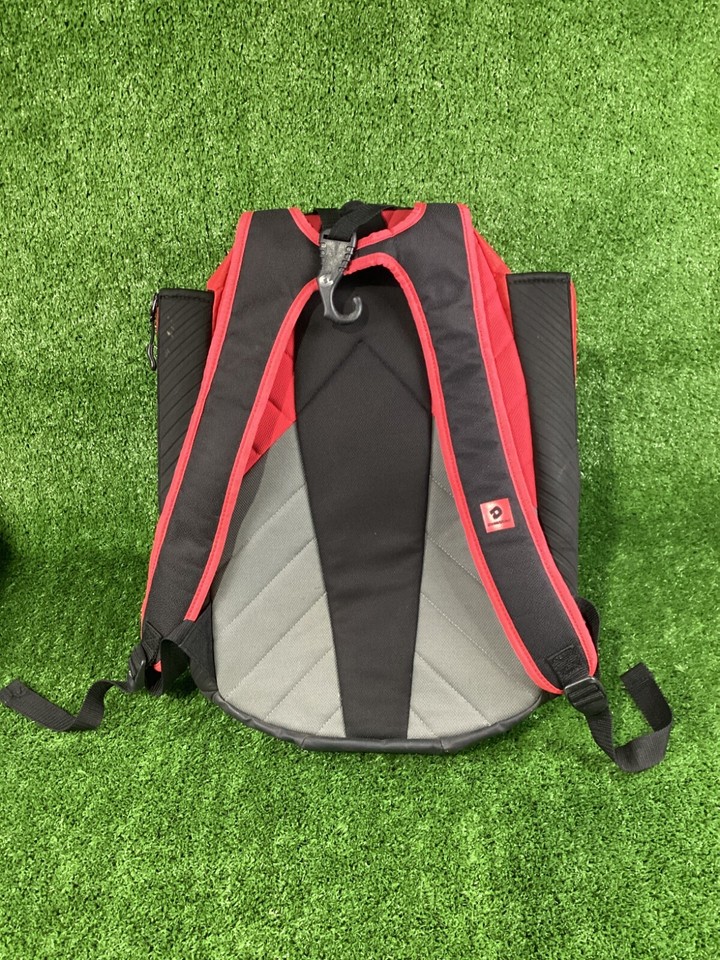 Baseball BackpackDeMarini Voodoo RebirthLarge Softball Bat Ball Red
