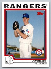 2004 Topps Base # 382 Jeff Nelson - Texas Rangers