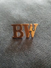 Victorian Boer War & WW1 Barrack Warden Collar Badge BW 32.5mm x 17mm