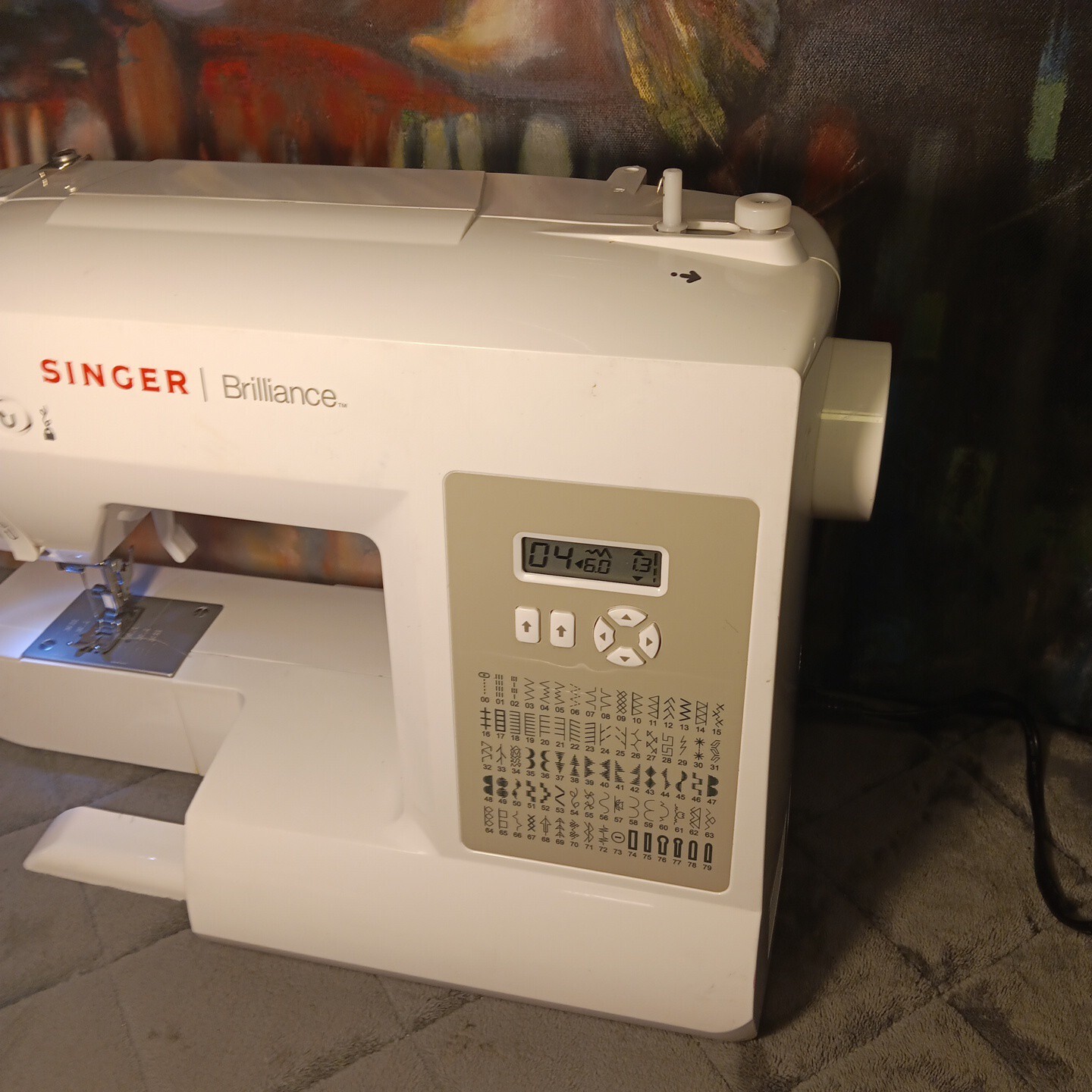 Singer 6180 Brilliance Computerized Electronic Sewing Machine NO PEDAL
