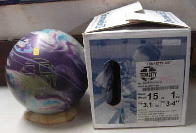 M 15# 1oz, TW 3.1, P 3-4, Brunswick 2018 TENACITY GRIT Bowling