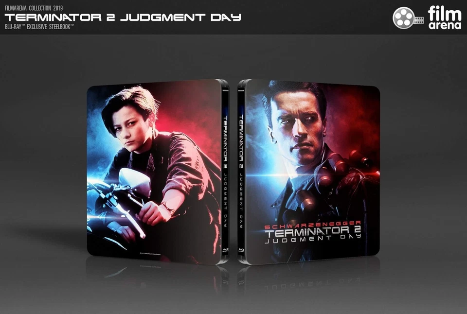 Terminator 2 Judgement Day 3D 1/4 Slip SteelBook Blu-ray FilmArena 1991 ShpNxtDy - Image 3 of 4