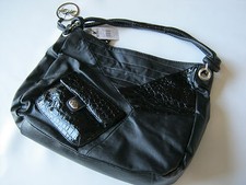 XOXO XH50169 Intrigue Satchel Women Handbag Black - New
