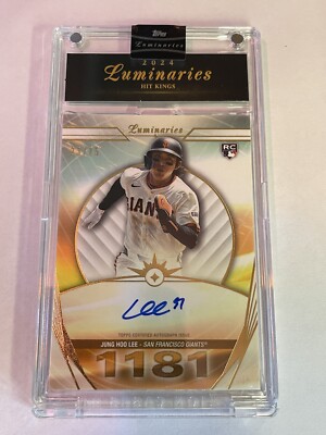 2024 Topps Luminaries Jung-Hoo Lee - Hit Kings Rookie Autograph /25 HK-JL