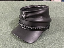 American Civil War Kepi leather cap, extraordinary craftsmanship.