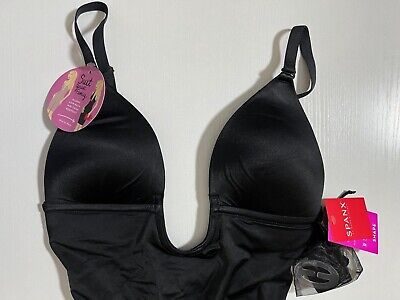Spanx SUIT YOUR FANCY PLUNGE LOW BACK MID TIGH - Body - very black/schwarz  