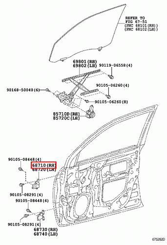 Genuine Hilux TGN36 TGN26 KUN36 KUN35 KUN26 Upper RH Right Front Door Hinge - Picture 14 of 20