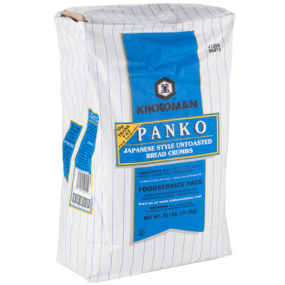 Kikkoman Panko Japanese Style Bread Crumbs - 25 lb (select toasted or untoasted)