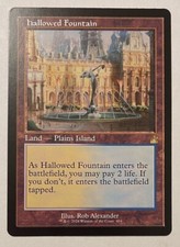 Hallowed Fountain Retro Frame - Ravnica Remastered MTG Magic the Gathering