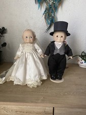 Rare Vintage Bride And Groom Kewpie Set