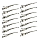 Hairdressing Pin Curl Setting Clips Single Hole Duckbill Hair Sectioning Clips