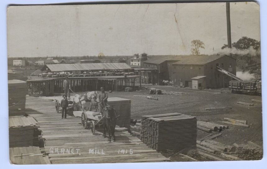 1910 era Logging Lumber Mill Wisconsin WI Real Photo Postcard
