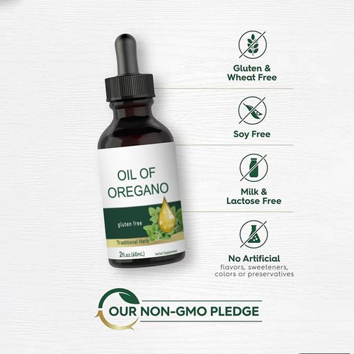 Bio Oregano Öl flüssige Tropfen | 2 flüssige Unzen | vegane pflanzliche Ergänzung - Bild 3 von 6