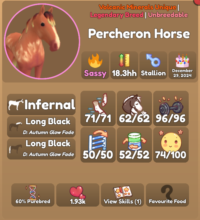 Wild Horse Islands Infernal Percheron Horse | eBay