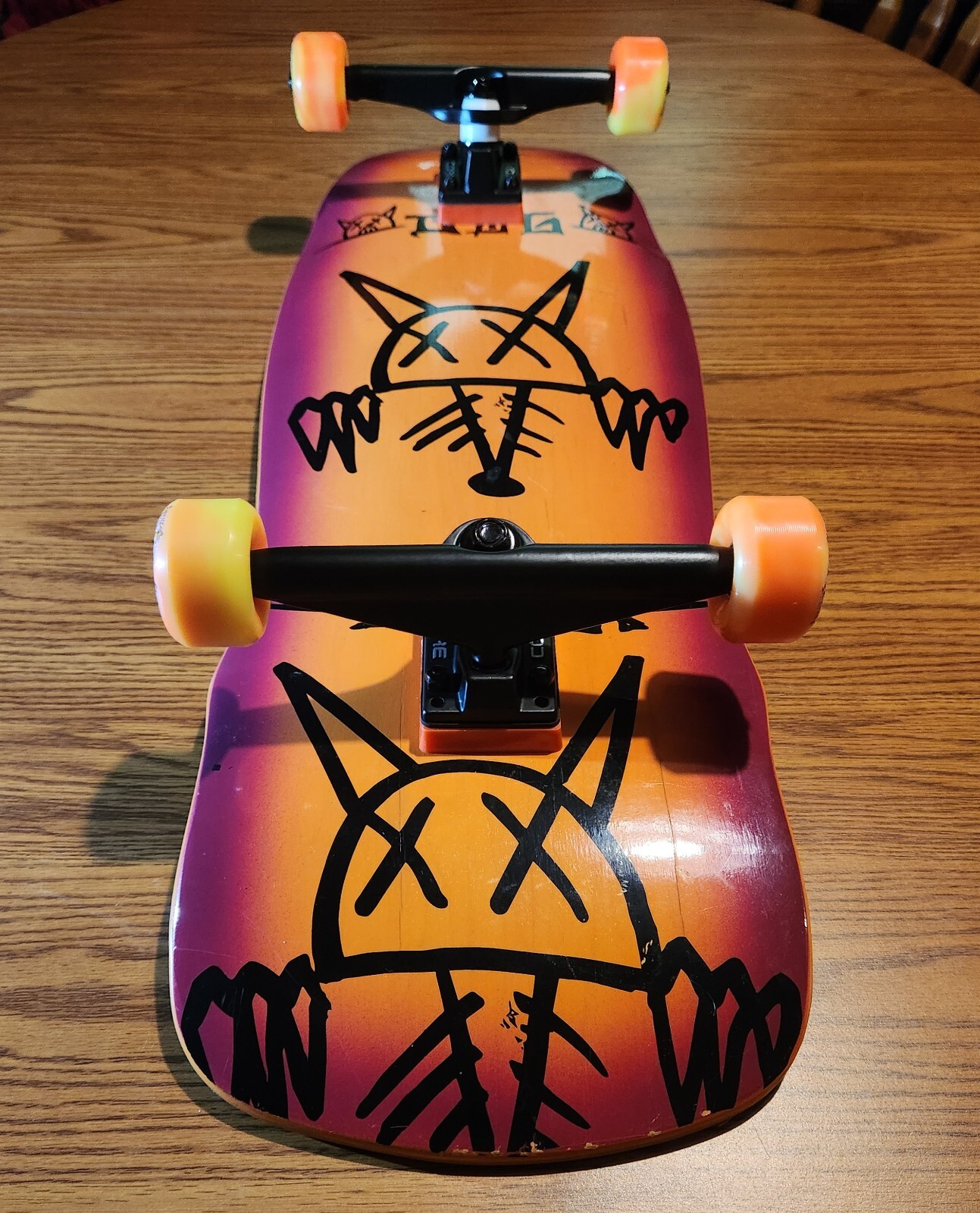 Dogtown Jay Adams "Rat Face" Skateboard w/Clear Grip Over Stickers, Snot Wheels