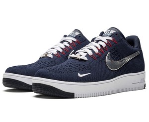 Nike Air Force 1 Low NE QS Size 7 Ultra Flyknit Patriots 6X Champs  CU9335-400 | eBay