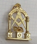 Masonic Altar Jewel  BRASS  Pendant