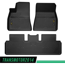 All Weather Liner Carpets Anti-Slip Floor Mats TPE Fit For 2017-23 Tesla Model 3