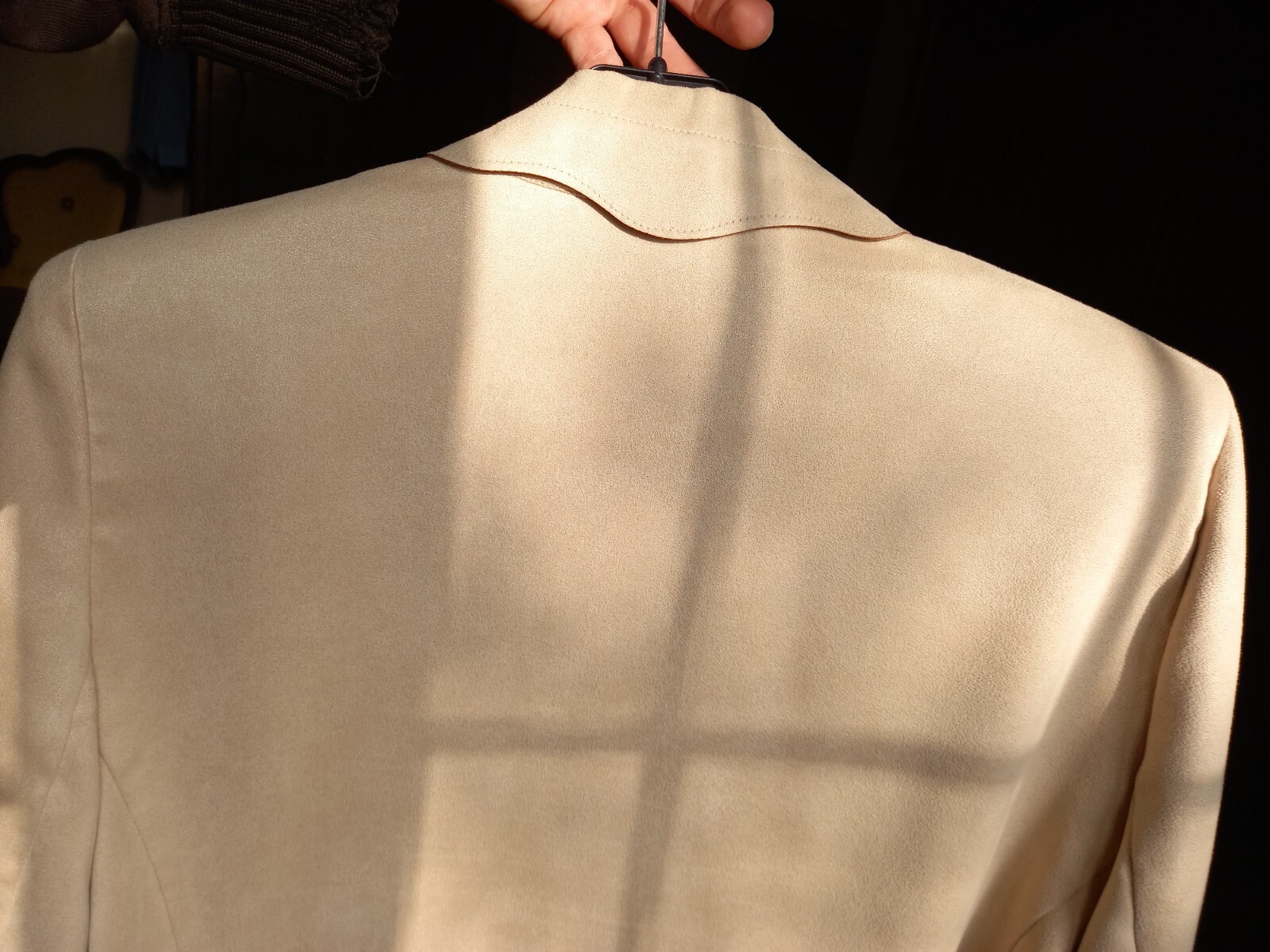 97% POLYESTER VISCOSE LIGHT BEIGE LIGHTWEIGHT JAC… - image 20